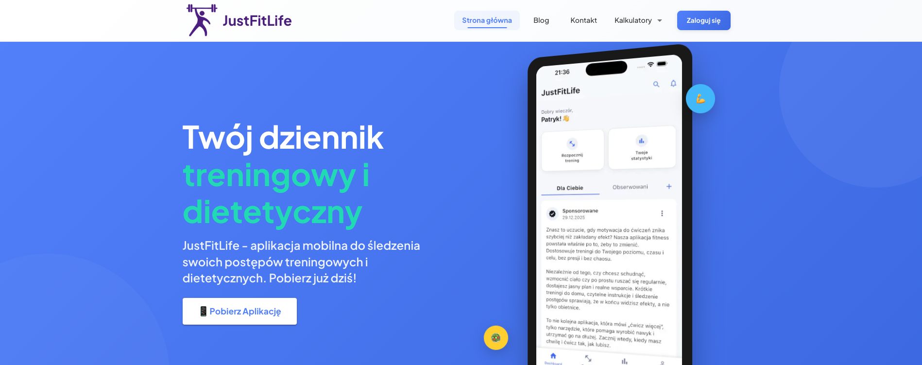 Strona justfitlife.pl
